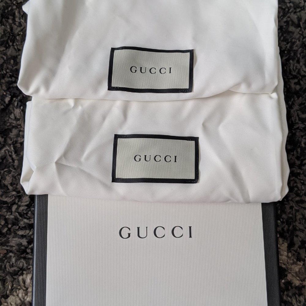 GUCCI Ace Embroidered Bee Sneakers 39 - Picture 8 of 8